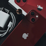 Red car part/wheel